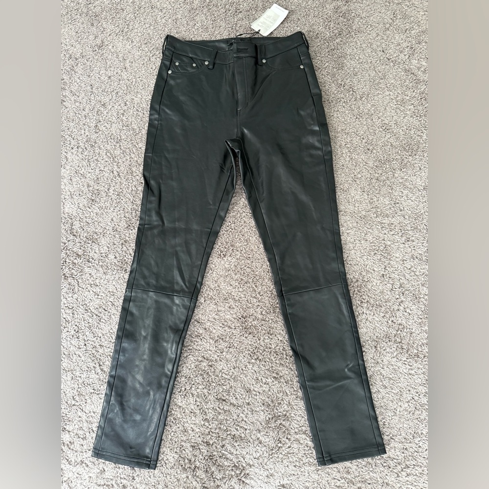 7 For All Mankind Black Skinny Pants